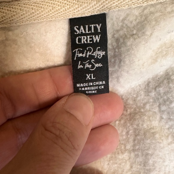 Salty Crew Kids' Cream Jacket - Picture 6 of 7